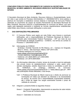 Edital - Uff - Universidade Federal Fluminense