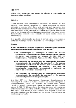 1 NBC TSP 4 Efeitos das Mudan&ccedil;as nas Taxas de C&acirc;mbio e