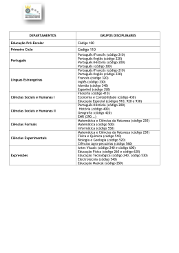 DEPARTAMENTOS- GRUPOS DISCIPLINARES