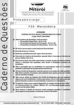 F30 - MERENDEIRA
