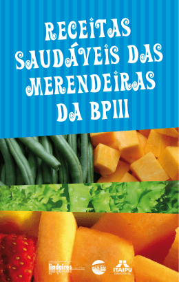 Receitas Saudáveis das Merendeiras