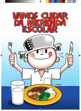 Vamos cuidar da Merenda Escolar