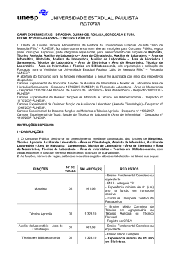Edital de Abertura nº 278/07 - DA/PRAd