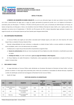 Edital - Funda&ccedil;&atilde;o Caju&iacute;na