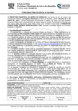 Prefeitura Municipal de Serra do Ramalho
