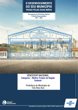 Prefeitura do Munic&iacute;pio de Tres Rios_RJ.indd
