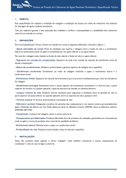 Ensaios de Press&atilde;o em Colectores de &Aacute;guas