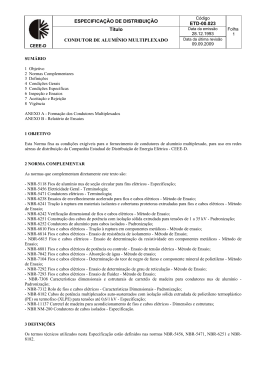 ETD-00.023 - Condutor de Alum&iacute;nio Multiplexado
