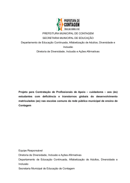 projeto cuidadores de contagem