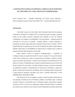 DC06 - O Estado e as Politicas Educacionais no Tempo Presente