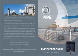 Produtos Eletroferragens - Pipe Sistemas Tubulares