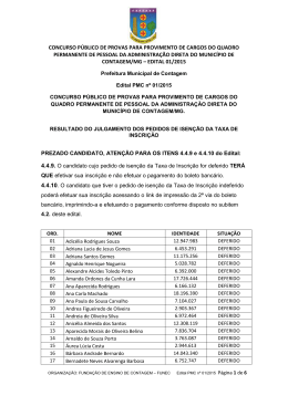 Prefeitura Municipal de Contagem