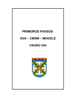 PRIMEIROS PASSOS - Col&eacute;gio Militar de Santa Maria