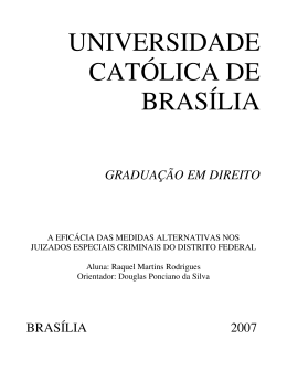 Raquel Martins Rodrigues - Universidade Cat&oacute;lica de Bras&iacute;lia