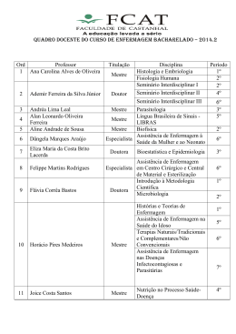 4&ordm; 6&ordm; - FCAT