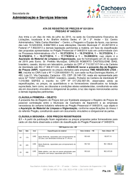 PR 049 14 ATA 031 14 - Time Neg&oacute;cios Ltda - ME