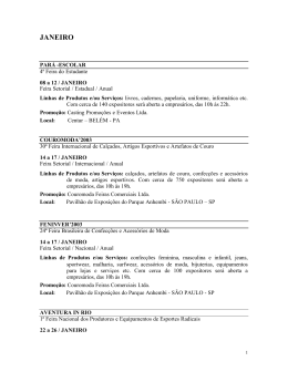 janeiro - Minist&eacute;rio do Desenvolvimento, Ind&uacute;stria e Com&eacute;rcio Exterior