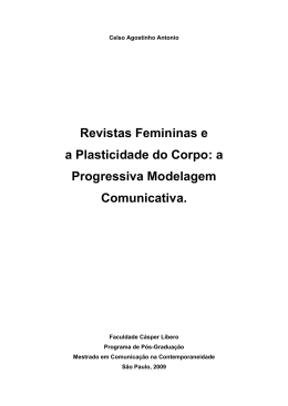 Revistas Femininas e a Plasticidade do Corpo