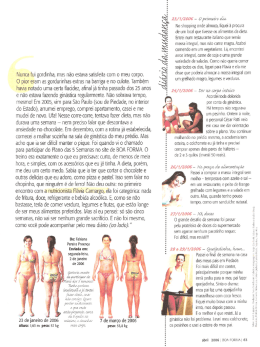 Nunca fui gordinha, mas não estava satisfeita com o meu corpo. O