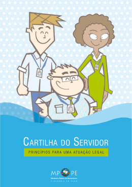 CARTILHA DO SERVIDOR