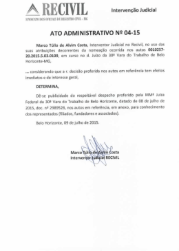 Ato Administrativo nº 04-15