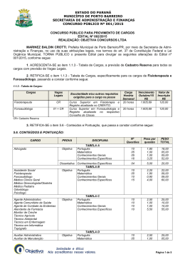 Edital n&deg; 002/2015 - Objetiva Concursos
