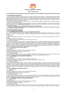 prefeitura municipal de bu&iacute;que edital n&ordm; 001/2006 - pmb