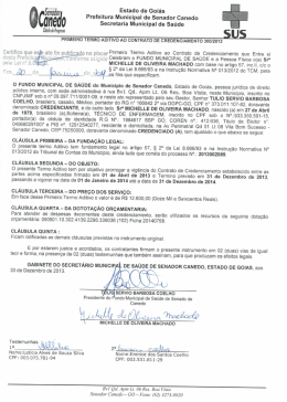 o Secretaria Municipal de Saúde