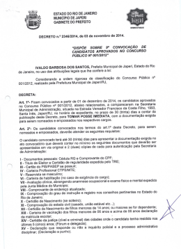 estado do rio de janeiro municipio de japeri gabinete do prefeito
