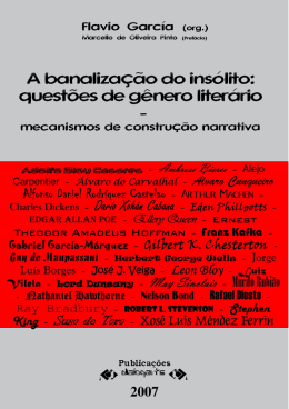 A banaliza&ccedil;&atilde;o do ins&oacute;lito: Quest&otilde;es de G&ecirc;nero - Dialogarts