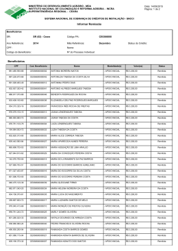 Beneficiários Informar Remissão