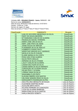Classificados PSG 06 Cursos Manaus