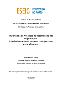 Import&acirc;ncia da Avalia&ccedil;&atilde;o de Desempenho nas Organiza&ccedil;&otilde;es