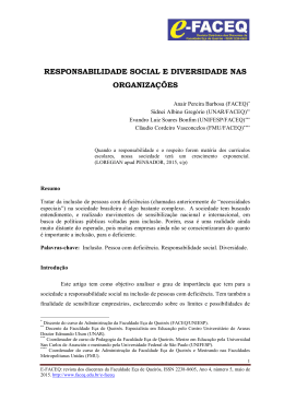 5 - Responsabilidade social e diversidade nas organizações