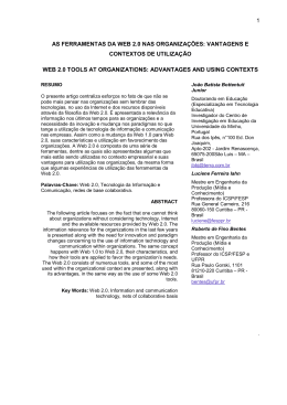 1 as ferramentas da web 2.0 nas organiza&ccedil;&otilde;es
