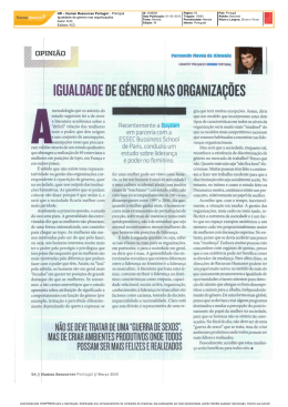 HR − Human Resources Portugal − Principal Igualdade de
