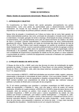 Anexo I - Termo de Refer&ecirc;ncia - MAR