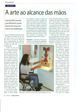 A arte ao alcance das m&atilde;os