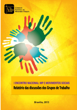 I Encontro Nacional MP e Movimentos Sociais: Em defesa dos