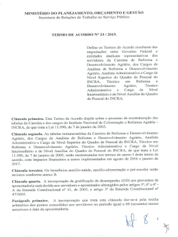 ministério do planejamento, orçamento e gestão