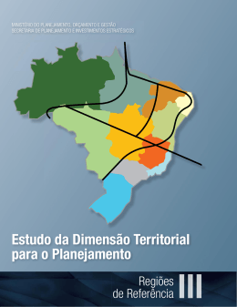 Estudo da Dimensão Territorial para o Planejamento