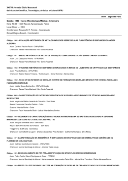 XXXVII Jornada Giulio Massarani de Inicia&ccedil;&atilde;o - PR2-UFRJ