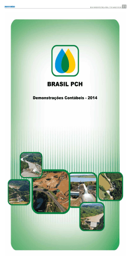 Demonstra&ccedil;&otilde;es financeiras em 31.12.2014 ()