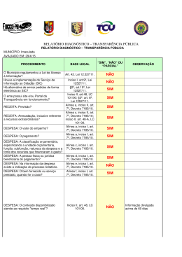 transparência pública não não sim sim sim sim sim sim sim sim não