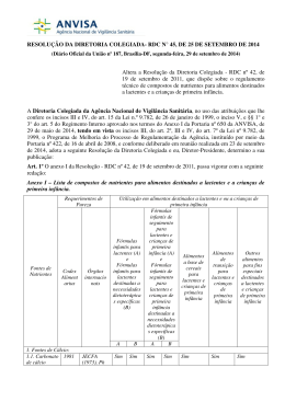RDC n&ordm; 45, de 25 de setembro de 2014