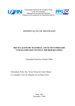 Disserta&ccedil;&atilde;o de Mestrado de Fernando