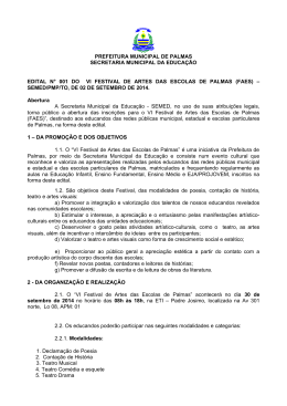 prefeitura municipal de palmas secretaria municipal da educa&ccedil;&atilde;o