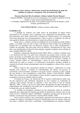 Viol&ecirc;ncia contra crian&ccedil;as e adolescentes