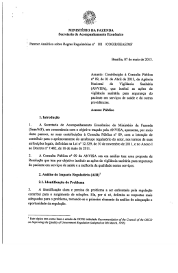 Parecer 101/2013 - Secretaria de Acompanhamento Econômico