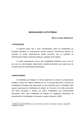 4 MODALIDADES LICITAT&Oacute;RIAS